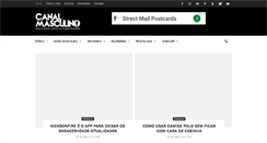 Desktop Screenshot of canalmasculino.com.br